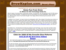 Tablet Screenshot of drewkaplan.com